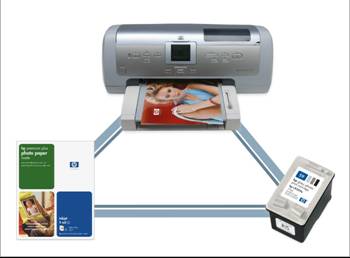 HP printers inks and papers